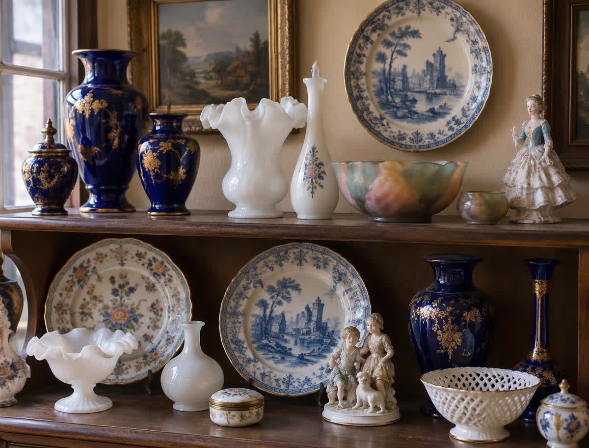 Verrerie, faïences & porcelaines